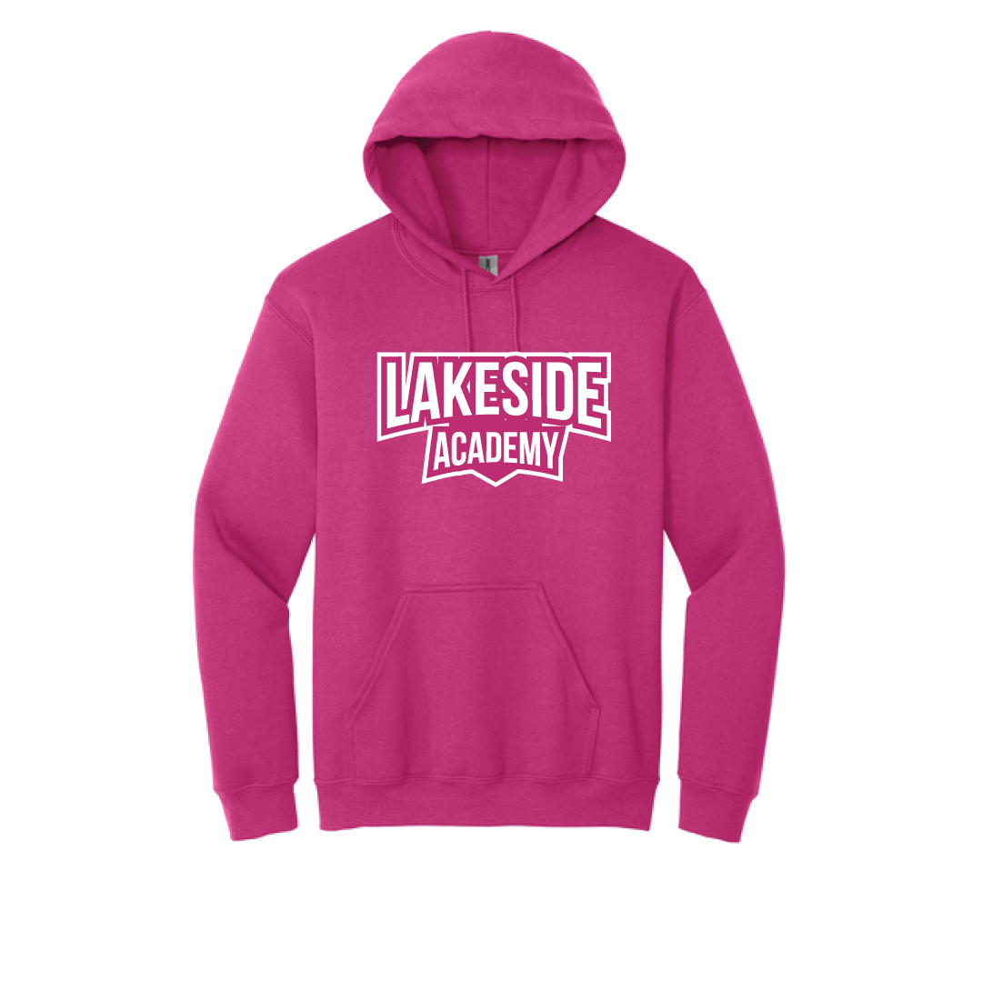 Stacked Lakeside Academy Youth Heavy Blend™ Hooded Sweatshirt