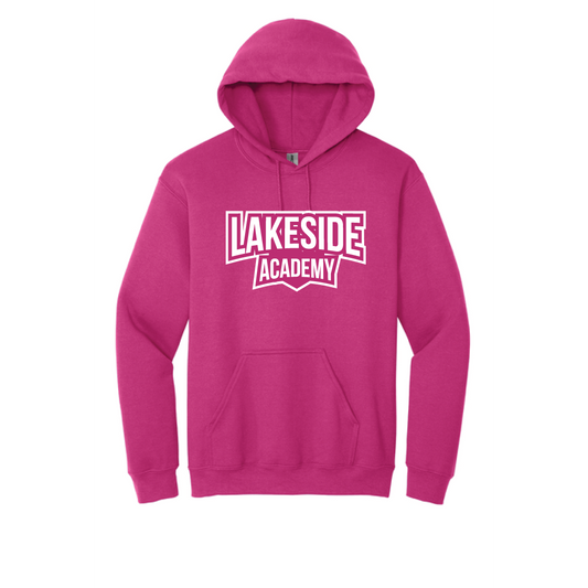 Stacked Lakeside Academy Youth Heavy Blend™ Hooded Sweatshirt
