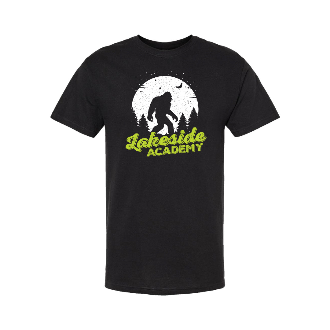 Lakeside Academy Sasquatch Moon Adult 100% Cotton Tee