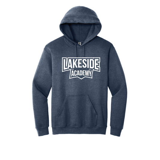 Stacked Lakeside Academy Youth Heavy Blend™ Hooded Sweatshirt