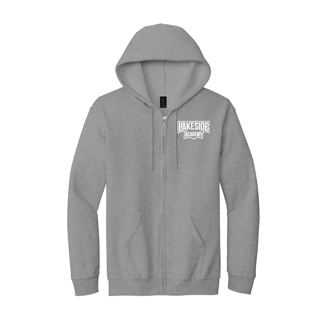 Lakeside Academy Heavy Blend Full-Zip Hooded Sweatshirt