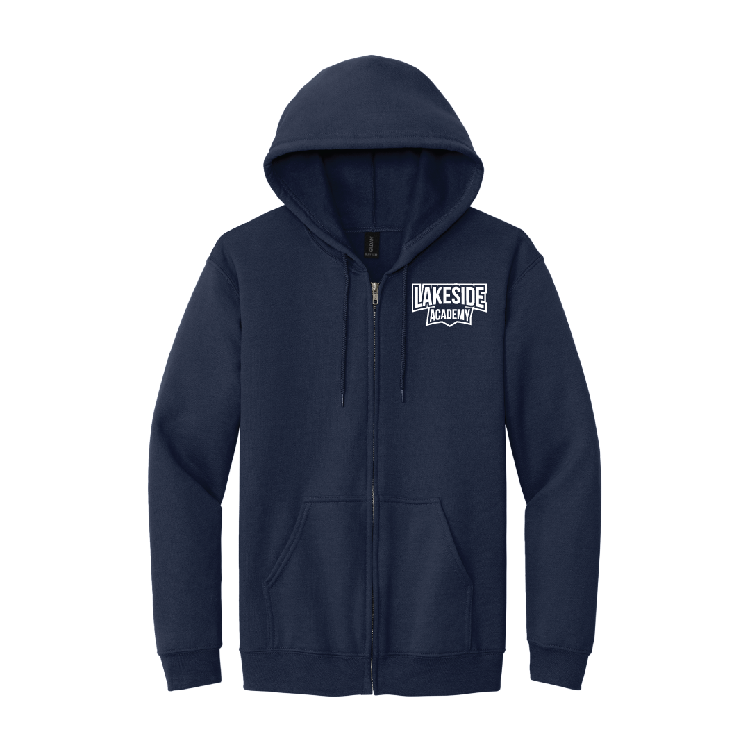 Lakeside Academy Heavy Blend Full-Zip Hooded Sweatshirt