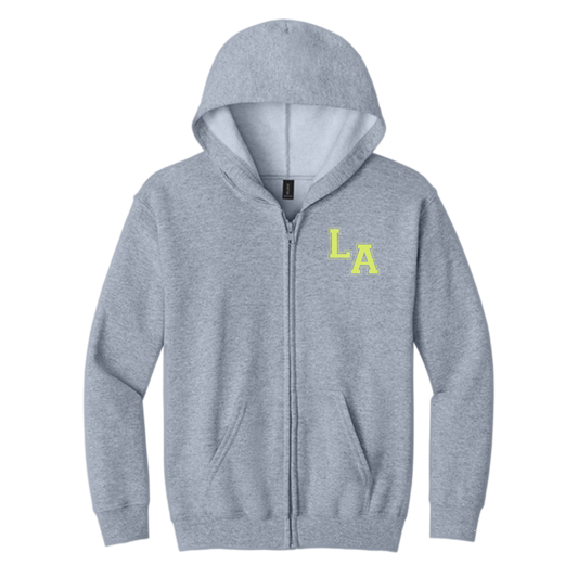 "LA" Heavy Blend Full-Zip Hooded Sweatshirt